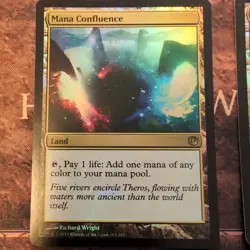 1x Mana Confluence MTG Journey into Nyx Foil MP - Image 2
