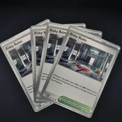 4x Risky Ruins 127/132 x4 - Mega Evolutions - Pokemon TCG - Playset - Image 1