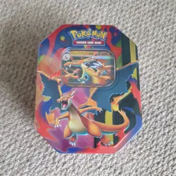 Pokemon TCG: Mega Charizard Y EX Tin - Brand New Sealed - Image 1