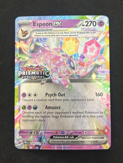 2025 POKEMON SV PRISMATIC EVOLUTIONS SURPRISE BOX 034/131 ESPEON EX - NM - Image 1