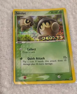 2005 SEEDOT 71/107 Ex DEOXYS POKEMON NINTENDO - REVERSE HOLO -STAMPED - NM/M - Image 1