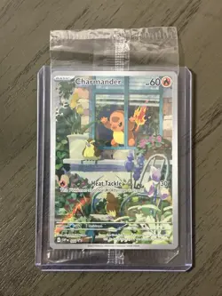 Pokemon Sealed Charmander 044 Scarlet Violet Black Star Promo Obsidian Flames - Image 1