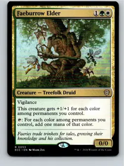 Magic the Gathering Faeburrow Elder Lorwyn Eclipsed Commander MTG Free Ship! - Image 1