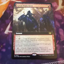 Great Train Heist (Extended Art) Outlaws of Thunder Junction Foil - Image 1
