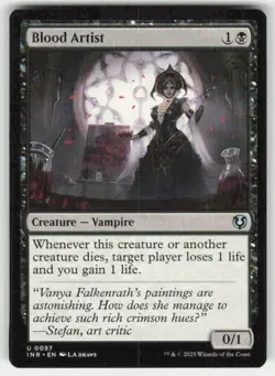 mtg magic blood artist ENGLISH Artiste de sang innistrad remastered - Image 1