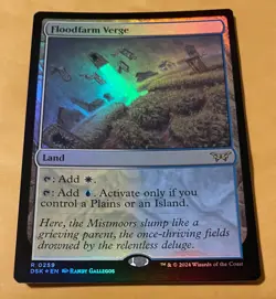 MTG Duskmourn: House of Horror Floodfarm Verge RARE Foil #259 “Unplayed” NM-MT - Image 1