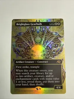Brightglass Gearhulk (Borderless) (First-Place Foil) Aetherdrift Foil - Image 1