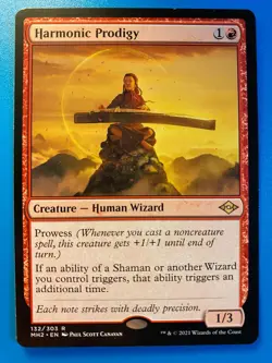 MTG 1x Harmonic Prodigy # 132 Modern Horizons 2 Magic the Gathering Card x1 NM - Image 1
