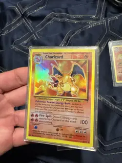 Pokemon Charizard 3/110 Base Set Holo Rare TCG Card 2002 Card Stock Pokemon TCG - Image 1