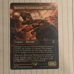 Ravenous Tyrannosaurus Jurassic World Collection Regular Rare Creature Wizards … - Image 1