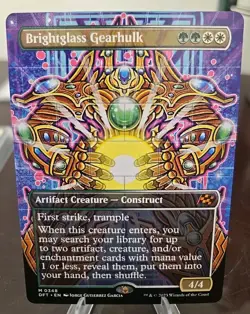 Brightglass Gearhulk (Borderless) MTG Aetherdrift Regular - Image 1