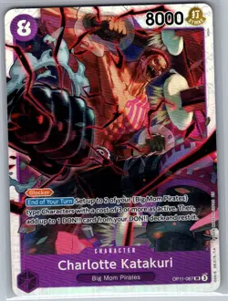 Charlotte Katakuri OP11-067 SR English A Fist of Divine Speed - One Piece - NM - Image 1