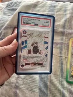 One Piece Gear Two (Alternate Art) OP11-080 A Fist of Divine Speed PSA 10 - Image 1
