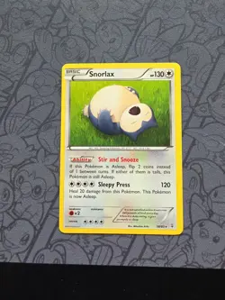 Pokemon: Snorlax #58/83 Regular XY: Generations 2016 Rare Non-holo - LP - I219 - Image 1