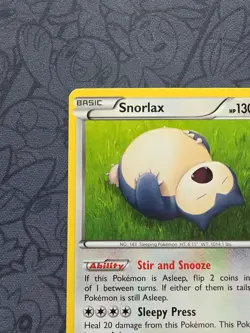 Pokemon: Snorlax #58/83 Regular XY: Generations 2016 Rare Non-holo - LP - I219 - Image 3