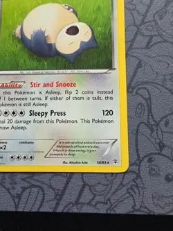Pokemon: Snorlax #58/83 Regular XY: Generations 2016 Rare Non-holo - LP - I219 - Image 5