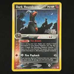 Dark Houndoom - 37/109 - Pokemon Ex Team Rocket Returns Reverse Holo Rare LP - Image 1