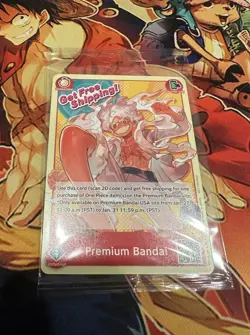 One Piece Monkey D Luffy Bandai Fest Free Shipping Discount Code Sealed Promo - Image 1
