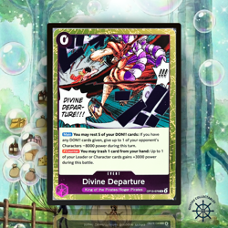 Divine Departure | OP13-076 [R] | ONE PIECE | Carrying On His Will | English - Image 1