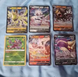 ×6 Holo V Pokemon Card Bundle,English pokemon tcg-Hit Card Bundle-Silver Tempest - Image 1