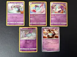 Pokemon TCG Sword & Shield Sinistea & Polteageist Card Lot (5 Cards, English) - Image 1