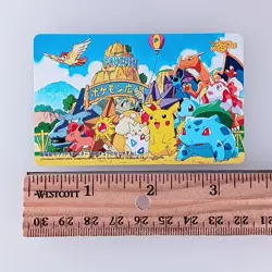 Pikachu & Friends Pokemon The Movie Telephone Card Nintendo From Japan - Image 2