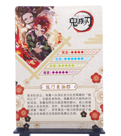 Demon Slayer CP Nezuko Tanjiro CP Holo Foil Trading Card TCG CCG - Image 2