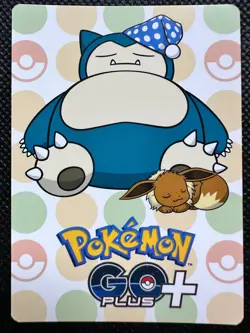 Snorlax Eevee Big Camera Pokemon GO Plus Privilege Card Game Japanese NINTENDO - Image 1