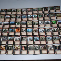 The Lord of the Rings TCG Moria Orc Goblin Card Bundle x 63 - Image 1