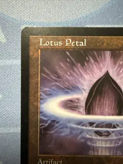 Lotus Petal - Tempest - Magic The Gathering - Vintage 1997 - Image 2