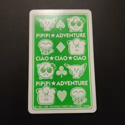 Pokemon Clefairy Poker Playing Card PiPiPi Adventure Ciao Magazine Vintage Japan - Image 4