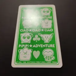 Pokemon Clefairy Poker Playing Card PiPiPi Adventure Ciao Magazine Vintage Japan - Image 5