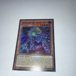 Yu-Gi-Oh! Stare of the Snake Hair Zombie Effect 1st Edition Lot 2 MZMUE-EN003 - Image 1