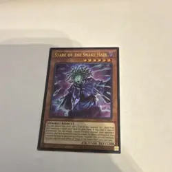 Yu-Gi-Oh! Stare of the Snake Hair Zombie Effect 1st Edition Lot 2 MZMUE-EN003 - Image 2