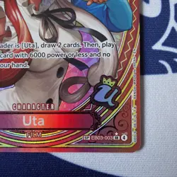 Uta EB03-003 SP - One Piece Card Game - Parallel Alt Art AA Heroines Edition - Image 4