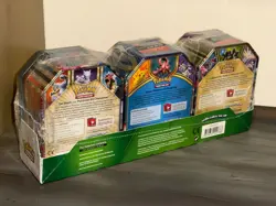 Pokemon Gyarados EX Volcanion Xerneas EX 3-Pack Tin Set SEALED 2016 XY Read Desc - Image 3