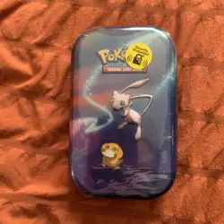Pokemon Kanto Power Mini Tin Mew Psyduck Code L24 New Factory Sealed - Image 1