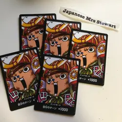 DON!! Tony Tony Chopper Saikyo Jump Apr 2025 Promo Japanese ONE PIECE Card x 5 - Image 1