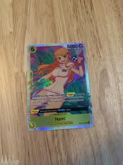 Nami OP08-106 Two Legends Foil LP One Piece Card Game - Image 1