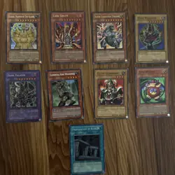 Yugioh Cards 9 Vintage Holos, 1st Edition, Limited, Konami - Image 1