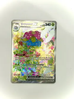 Pokemon TCG Venusaur EX Holo Special Illustration Rare Card SV-151 198/165 NM - Image 1