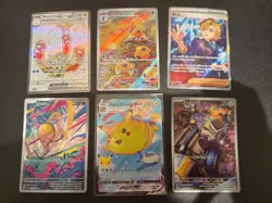 Pokemon Card Lot 6 Illustration Rares Celebration Pikachu! - Image 1