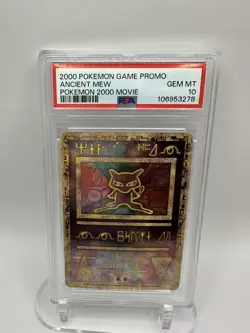 Pokemon 2000 Ancient Mew Movie Promo Card PSA 10 Gem Mint - Image 1