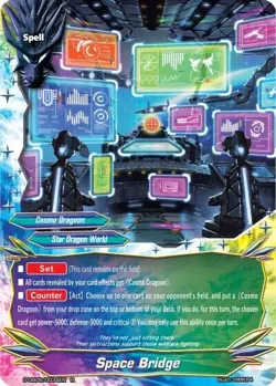 Bushiroad Future Card Buddyfight Space Bridge S-UB06/0034EN R Star Dragon World - Image 1