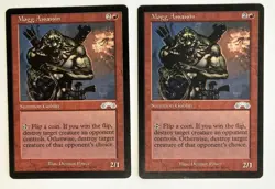 Mogg Assassin (2) Exodus LP MTG Magic the Gathering - Image 1