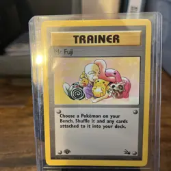 Mr. Fuji 58/62 Fossil Regular 1999 Pokemon 1st Edition - Image 1