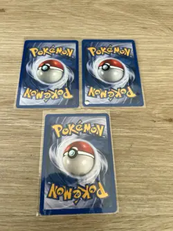 Pokemon TCG - Fossils Set - Weezing, Zubat, Golbat Bundle 1999 WOTC - Image 2