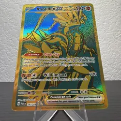 Pokemon TCG Koraidon ex Gold 245/091 Paldean Fates Hyper Rare - Image 4