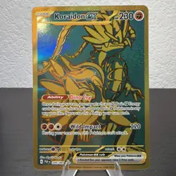 Pokemon TCG Koraidon ex Gold 245/091 Paldean Fates Hyper Rare - Image 5