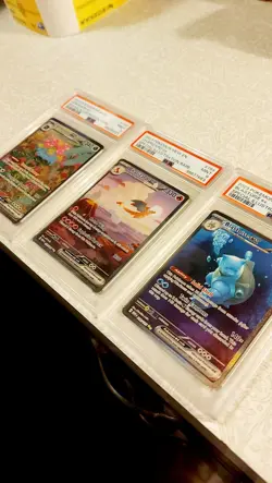 Pokemon SV 151 SIR PSA 9 Charizard + PSA 9 Venusaur + PSA 9 Blastoise - Image 2